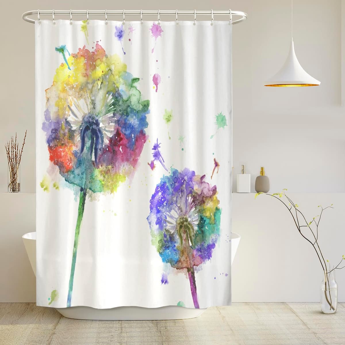 arteneur® - Cortina de Ducha 180x200 - Cortina de Baño Antimoho de Tela, Impermeable, Lavable y Opaco con Dobladillo Ponderado y Anillas (Tabla Periódica Española) — view 147