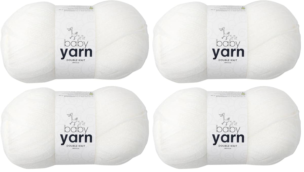 Korbond DK Beige Yarn - 100g Acrylic Wool - Lightweight, Hypoallergenic & Durable Double Knit Crochet Yarn Knitting Wool (290m Total) — view 78