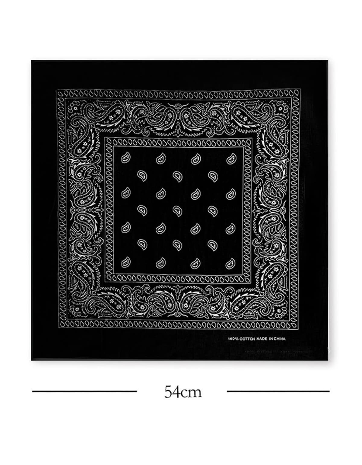 JOPHY & CO. 100% algodón BANDANA SET 3/5/10 para Mujeres Hombres Niños Unisex Único y/o Paisley Pattern COD. A644 — view 4