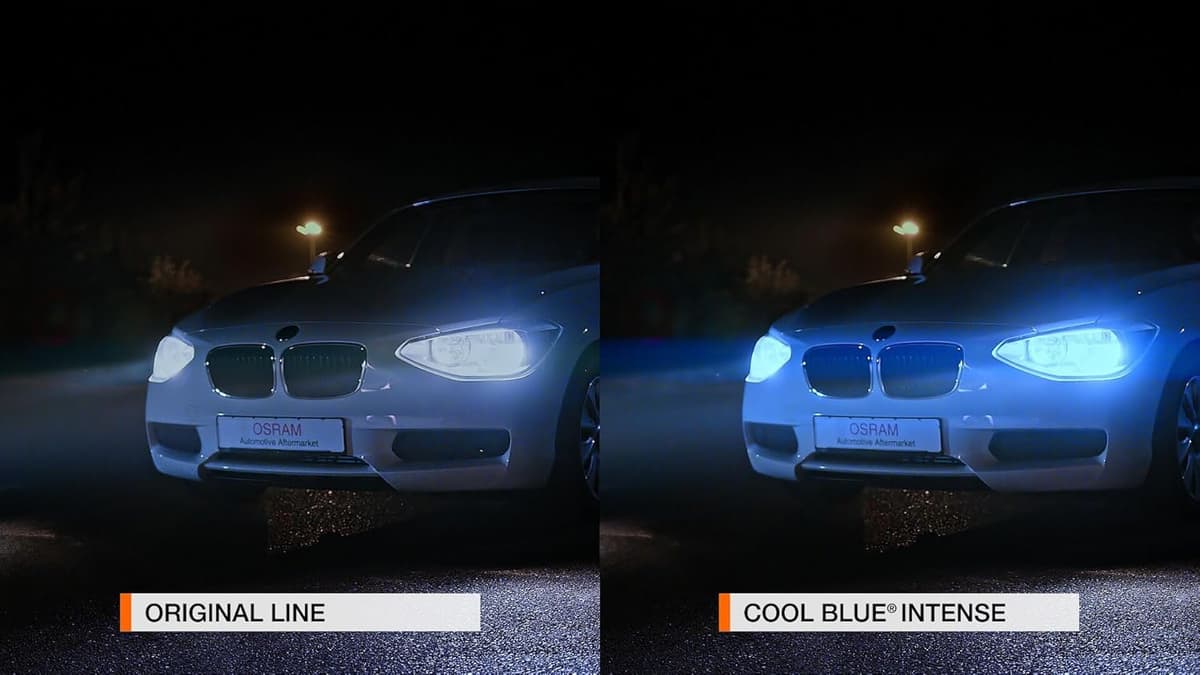 OSRAM COOL BLUE INTENSE H4, +100% más de brillo, hasta 5.000K, lámpara de faro halógena, aspecto LED, caja plegable colgante (2 lámparas) 2 Lamps H4 — view 5