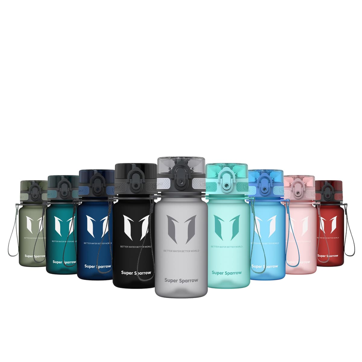 Super Sparrow Botella de Agua Deportiva -350ml & 500ml & 750ml & 1000ml - Sin BPA — view 75