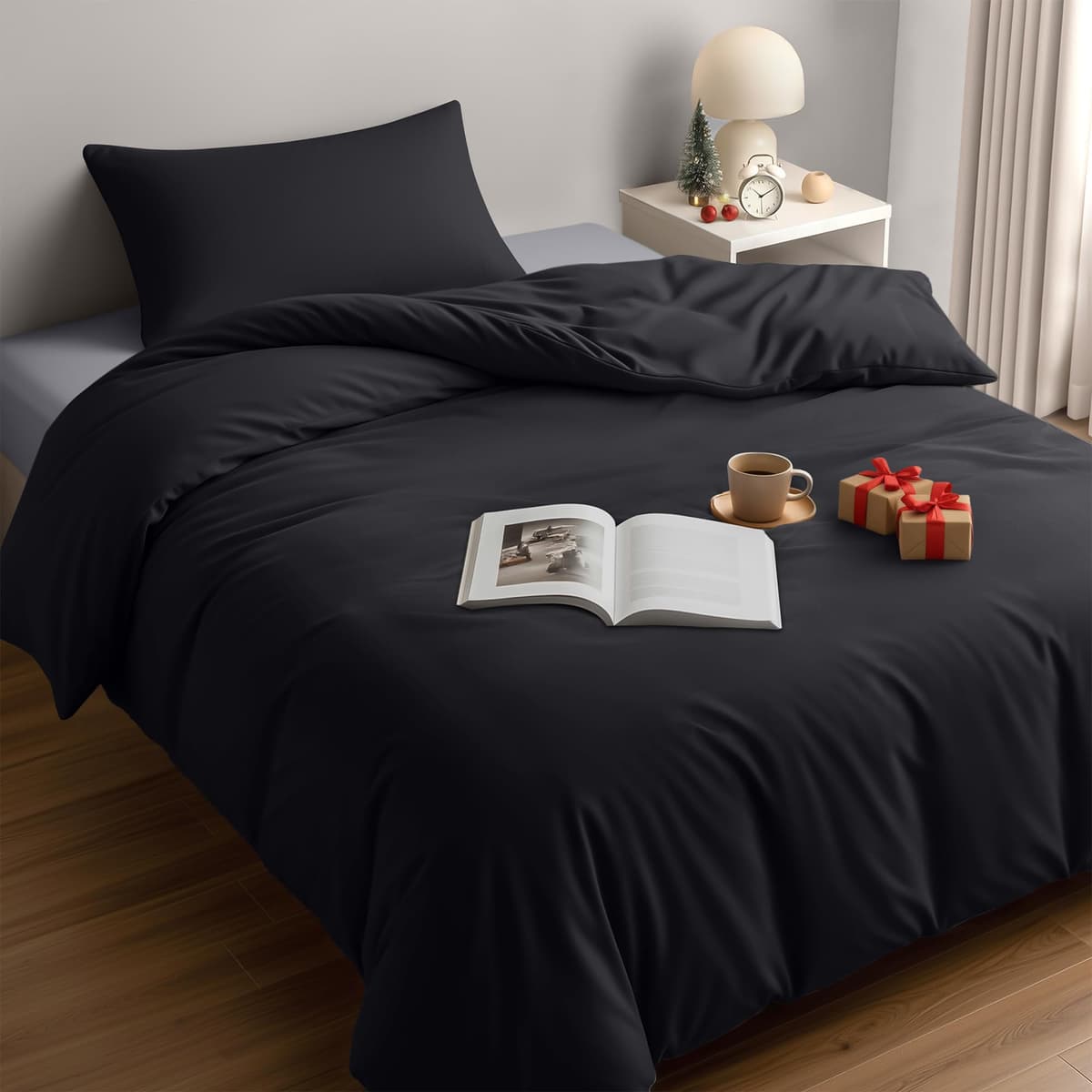 Utopia Bedding Funda Nordica Cama 180 - Microfibra Juego de Funda Nordica 240x260 cm y 2 Fundas de Almohada 65x65 cm (Blanco) — view 42