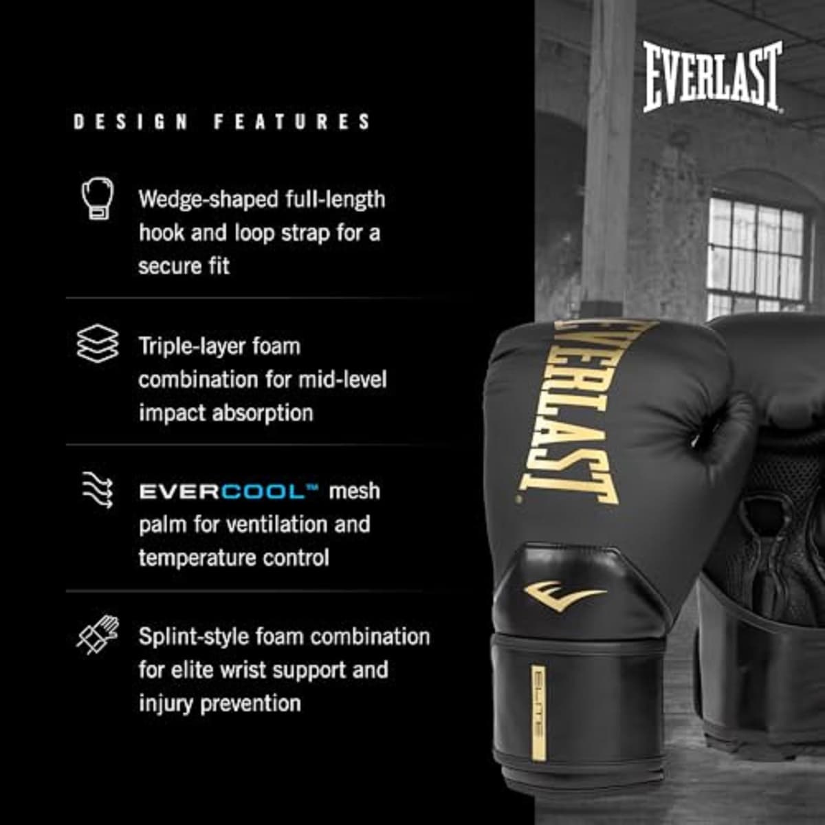 Everlast Guantes de Entrenamiento Unisex Elite — view 3