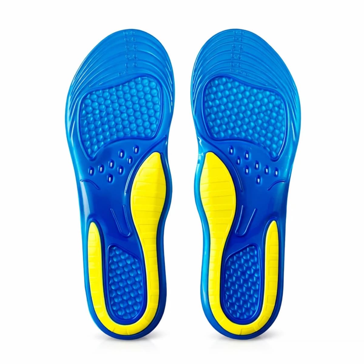 3D-Xpain™Women Men Gel Insoles Shock Absorbing Insole Pain Relief Anti Fatigue Everyday Active No-Odour Work Sports Comfort Jelly Shoe Inserts for Boots Hiking Running Standing 3d-xpain Classic 1 pair Men