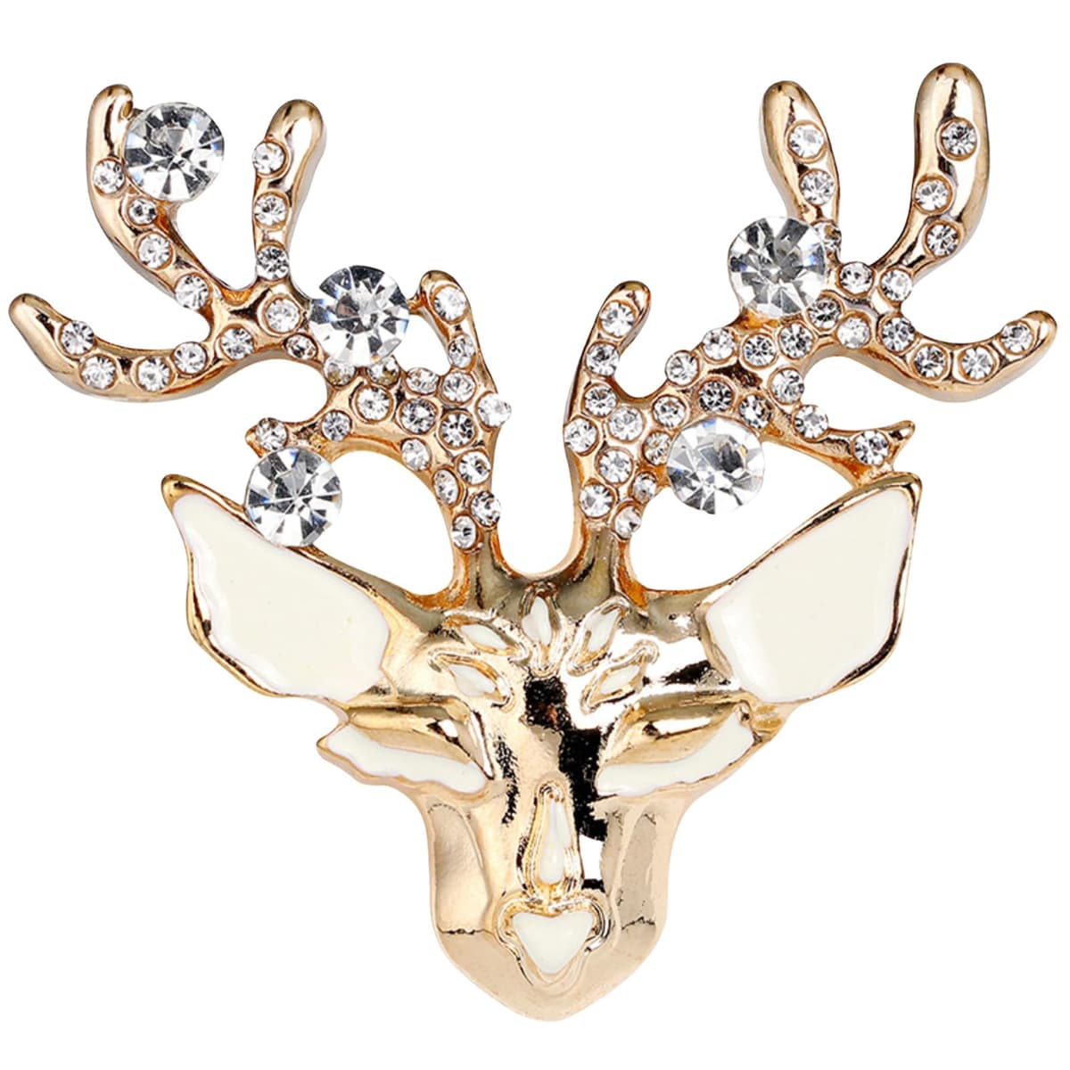 FAIRYGATE Anti Exposure Fixed Brooches Women Unisex Vintage Rhinestone Office Party Brooch Pins Lapel Pin Dress Suit Accessories Boutonniere — view 61