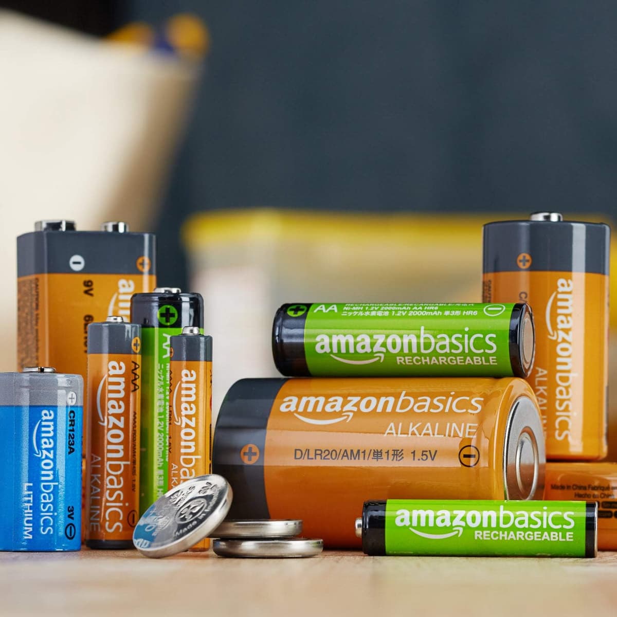 Amazon Basics 8-Pack Rechargeable AAA NiMH High-Capacity Batteries, 850 mAh, 1.2V, Recharge up to 500x Times, Pre-Charged — view 6