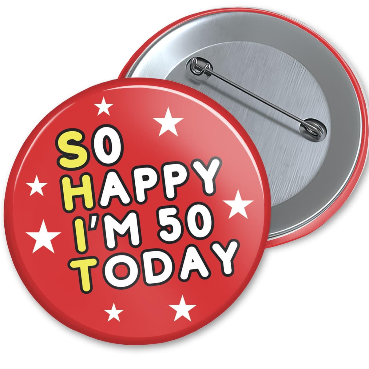 Birthday Badge 76mm With Metal Back — view 2