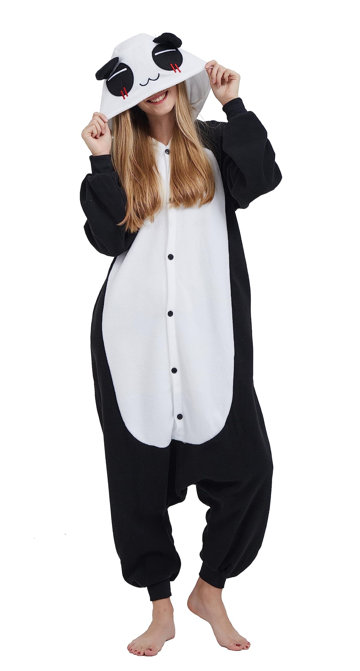 SimZoo Adulto Disfraz Pijama Unisex Pijama Kigurumi Onesie para Carnaval Halloween Cosplay Ropa de Dormir Traje de Disfraz para Navidad Festival Mujer y Hombre — view 22