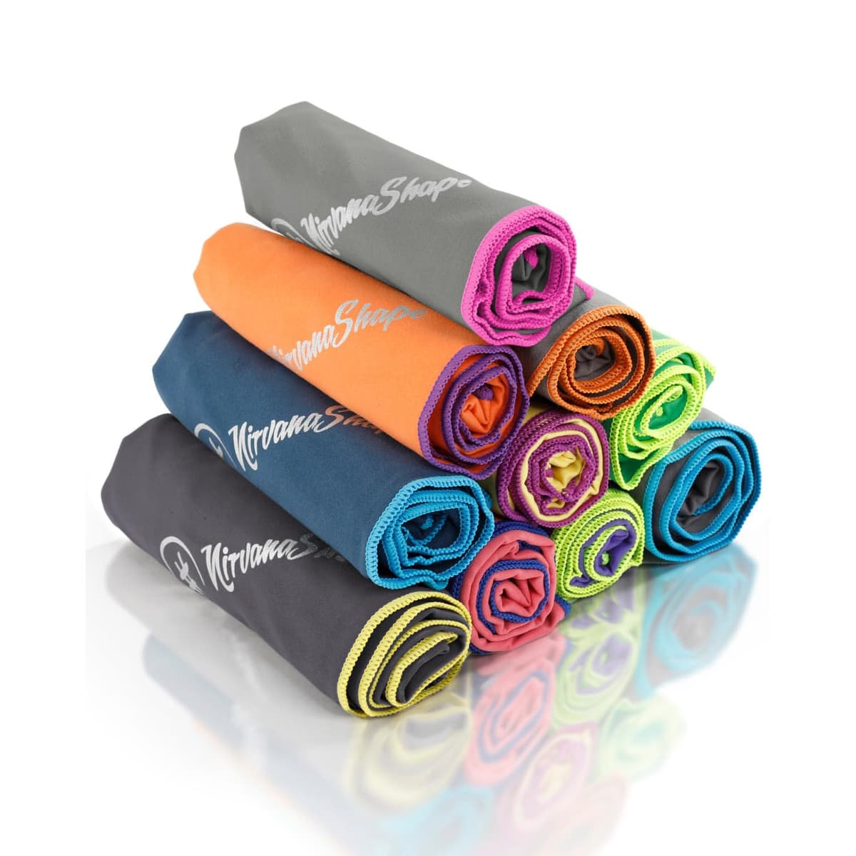 NirvanaShape Toalla de Microfibra | 14 Colores | 8 Dimensiones | Toalla de Viaje Ligera, Absorbente y de Secado Rápido | Toalla de Baño para Viajes | Ideal para Playa, Camping, Yoga y Sauna — view 15