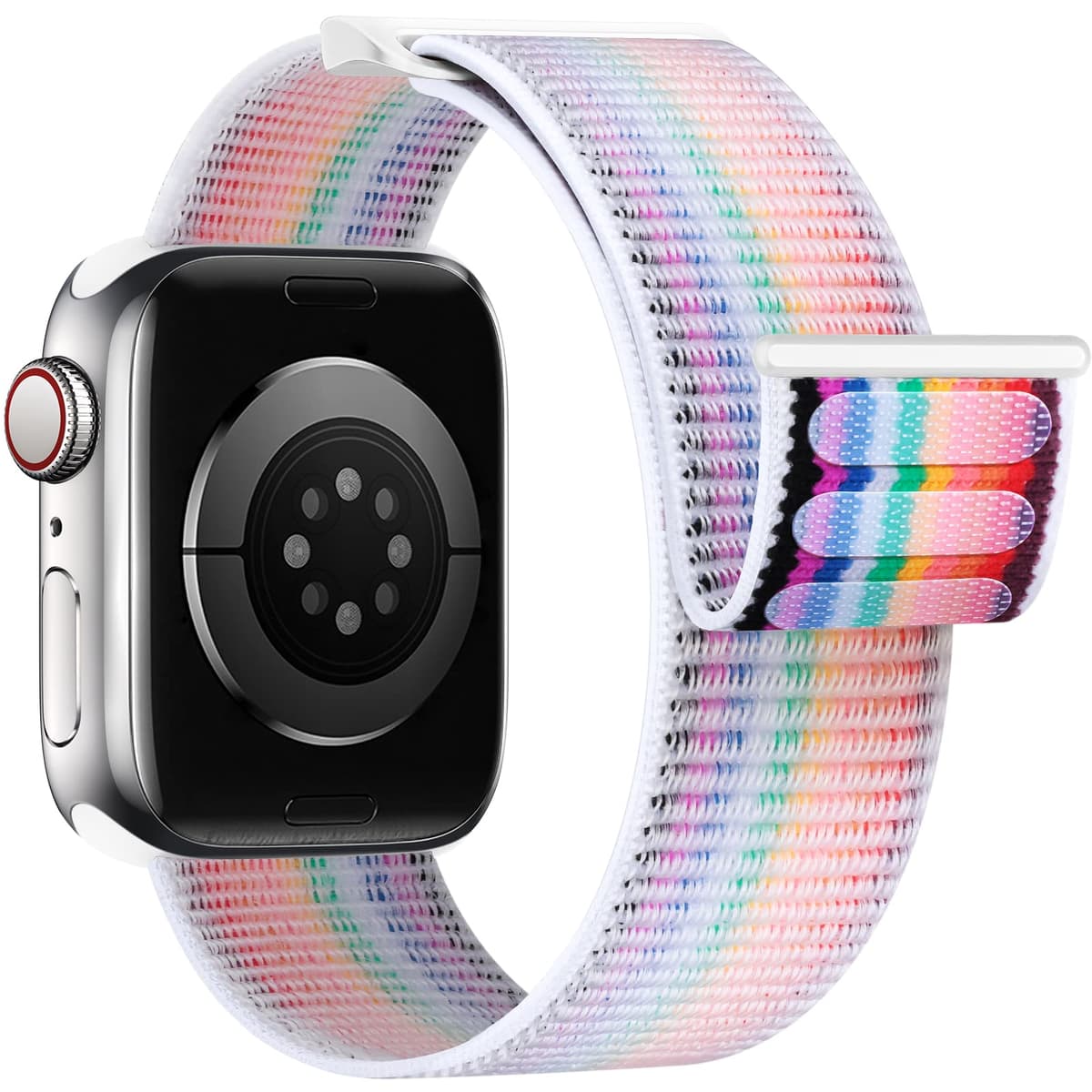 Yoohoo Nylon Straps Compatible with Apple Watch Straps 38mm 40mm 41mm 42mm(Series 10) Women Men,Upgraded Soft Nylon Strap Replacement Bands for iWatch Series 11 10 9 8 7 6 5 4 3 2 1 SE3 Ultra3/Black — view 40