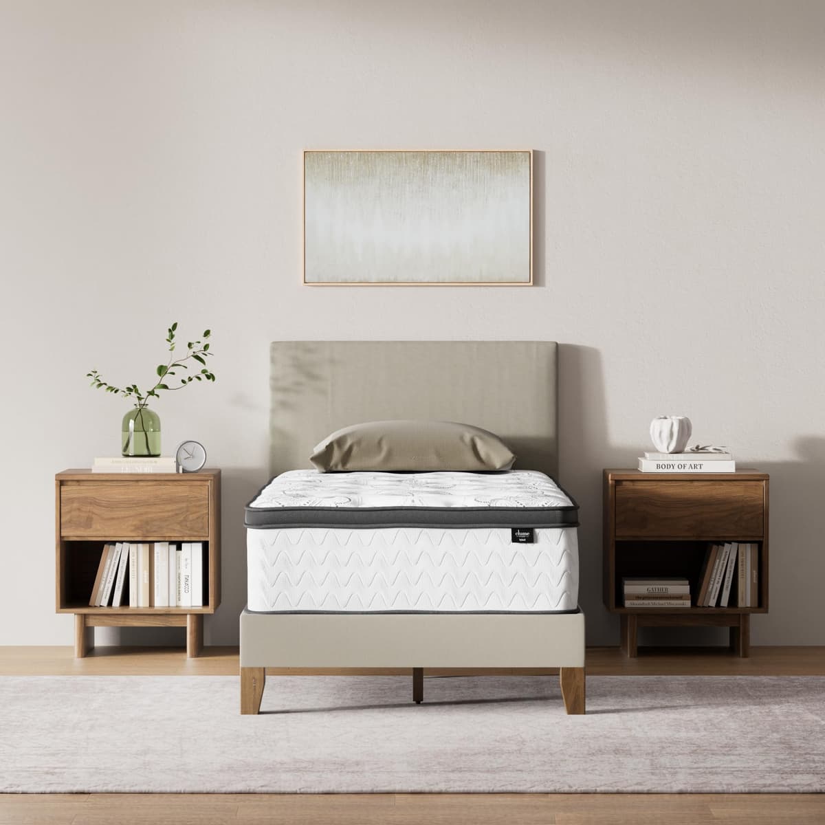 Signature Design by Ashley Chime 12 Inch Hybrid Full Mattress, Memory Foam with Lumbar Support, High-Density Foam & Pocketed Coils for Comfort & Back Support, Mattresses in a Box, Full Size — view 14