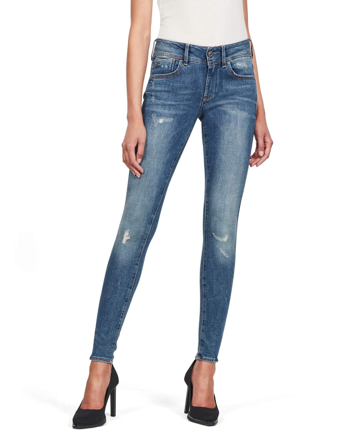 G-Star Lynn Mid Skinny Jeans - Vaqueros Mujer — view 14