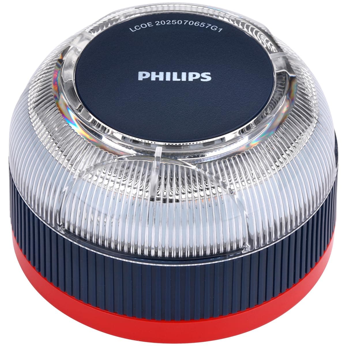 Philips Emergency Beacon V16 with Geolocation and DGT 3.0 Connection – Approved, Data Plan Included, Magnetic Base, High Visibility 1 km, Rain and Wind Resistant, AA Batteries Included