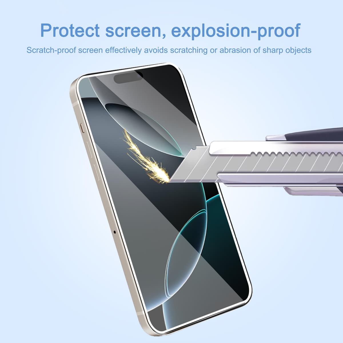 Ailun 3 Pack Screen Protector for iPhone 16 Pro Max [6.9 inch] with Installation Frame, Tempered Glass, Sensor Protection, Dynamic Island Compatible, Case Friendly — view 5