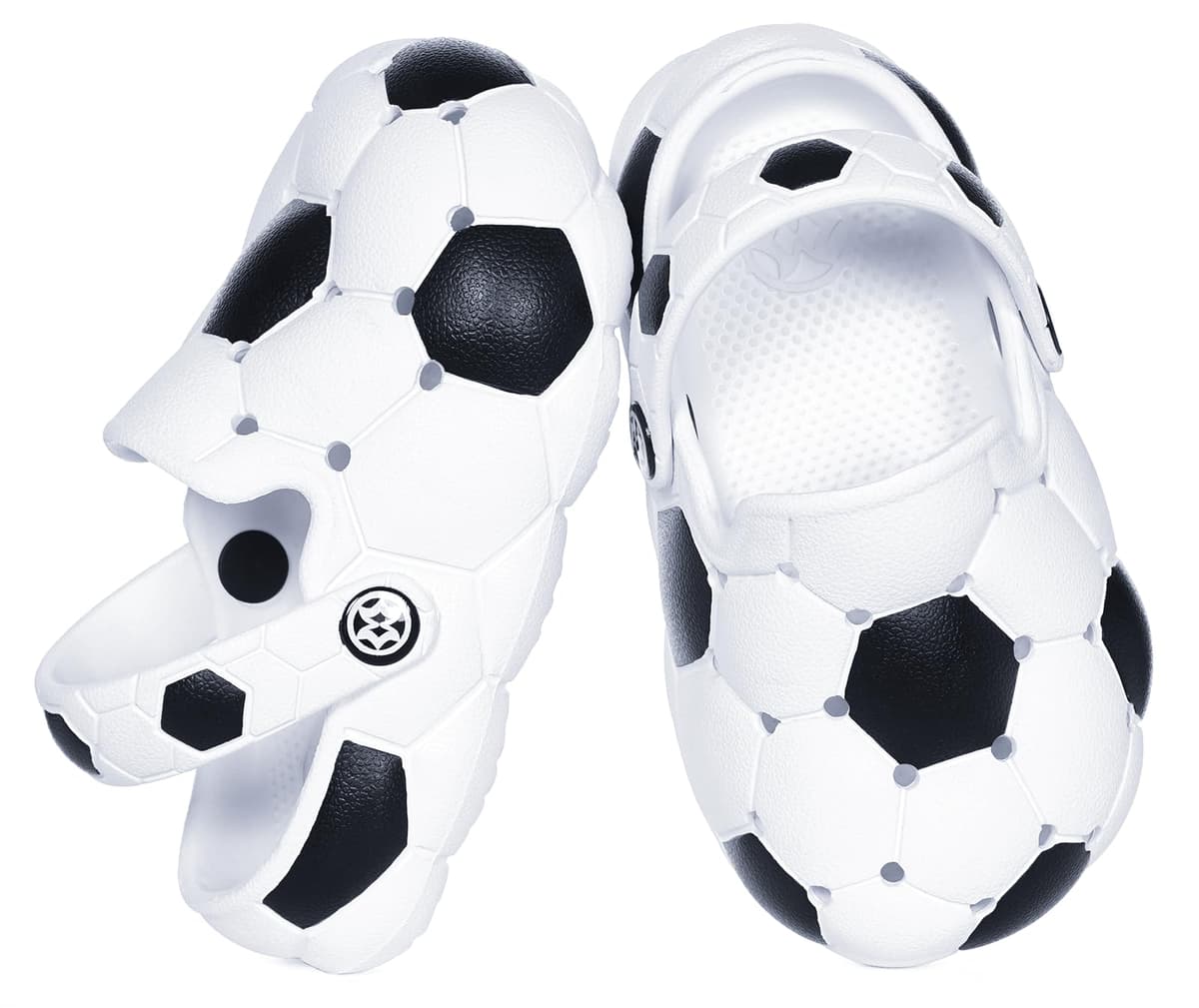 Kids Boys Girls Soccer Football Basketball Clogs Little Kids Sports Clogs Slip On Sandals Lightweight Breathable Non-Slip Summer Beach Garden Shoes
