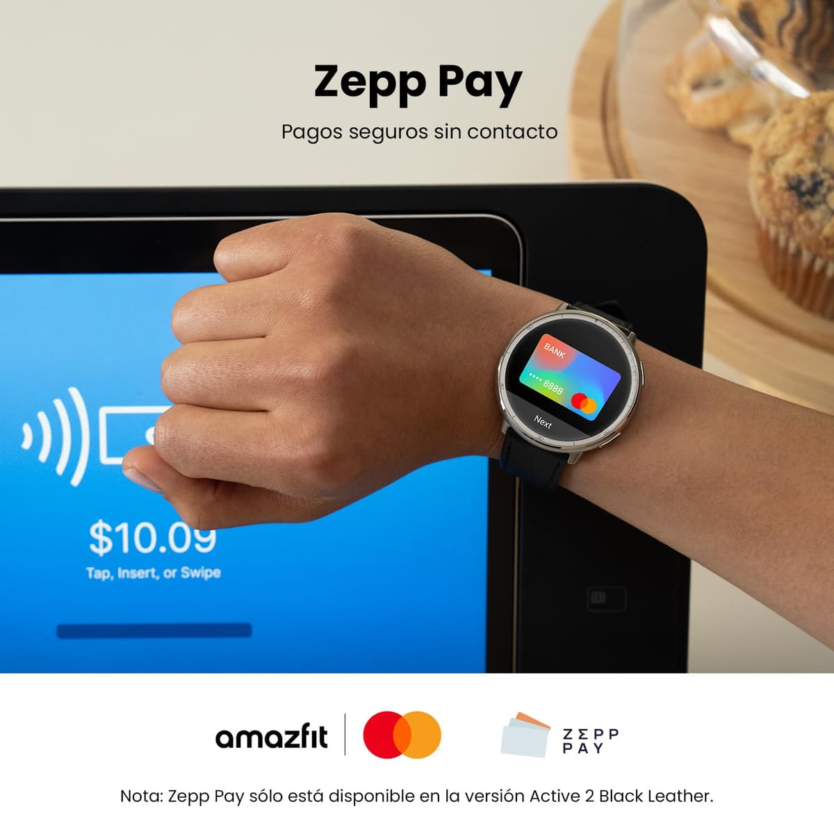 Amazfit Active 2 Reloj Inteligente Hombre y Mujer, Pago NFC, AI,GPS & Mapas Gratis, Batería de 10 Días, Smartwatch con 160+ Modos Deportivos, Resistente al Agua 5 ATM, para Android & iPhone — view 6