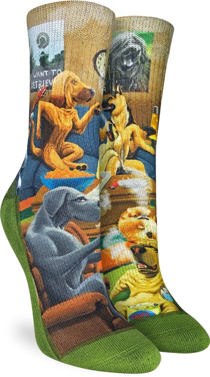 Good Luck Sock Women's Floral Dinosaurs Socks, Shoe Size 5-9 — view 277