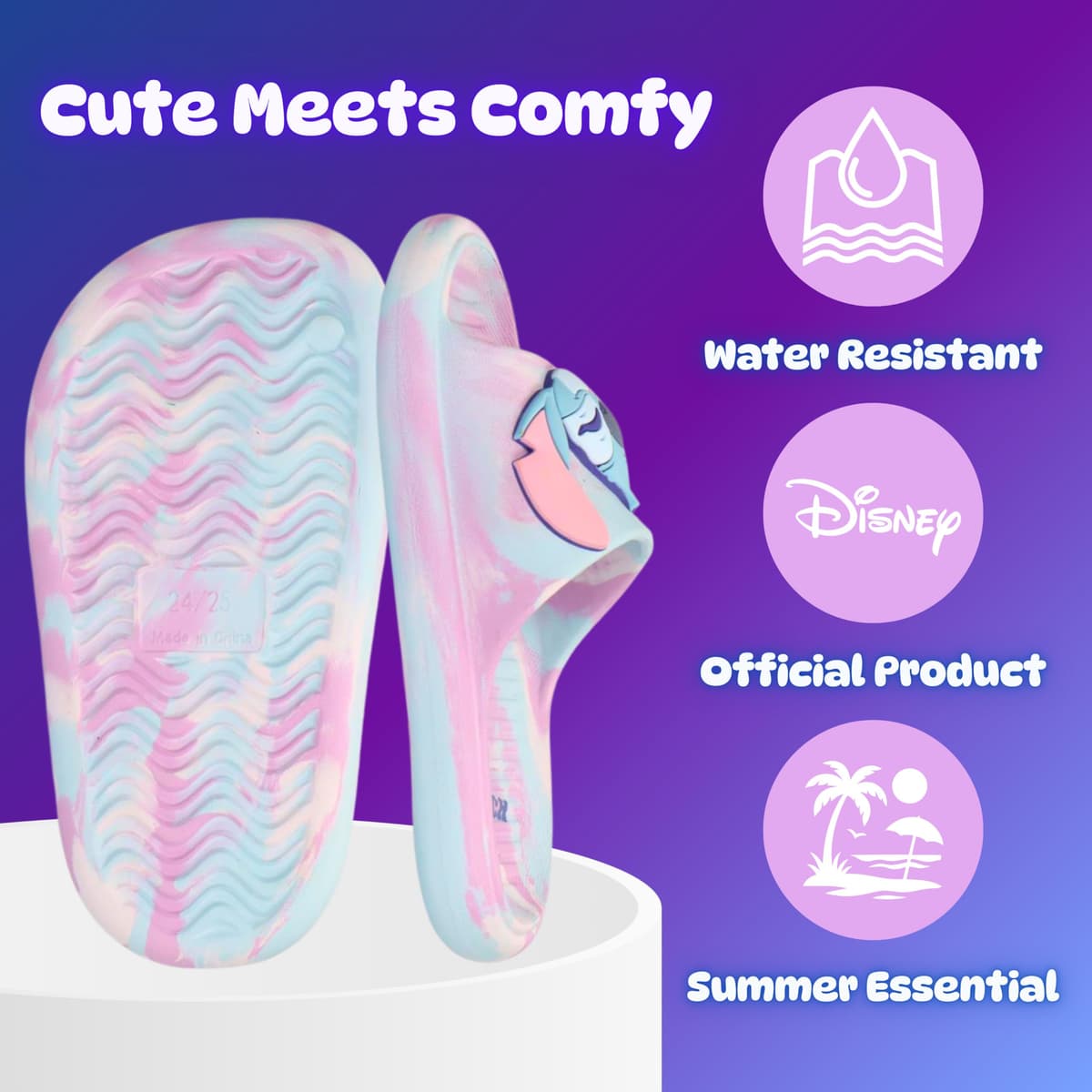 Disney Stitch Sandalias para Niñas, Sandalias de Verano, Regalo Niñas, Tallas EU 26 a 33 — view 6