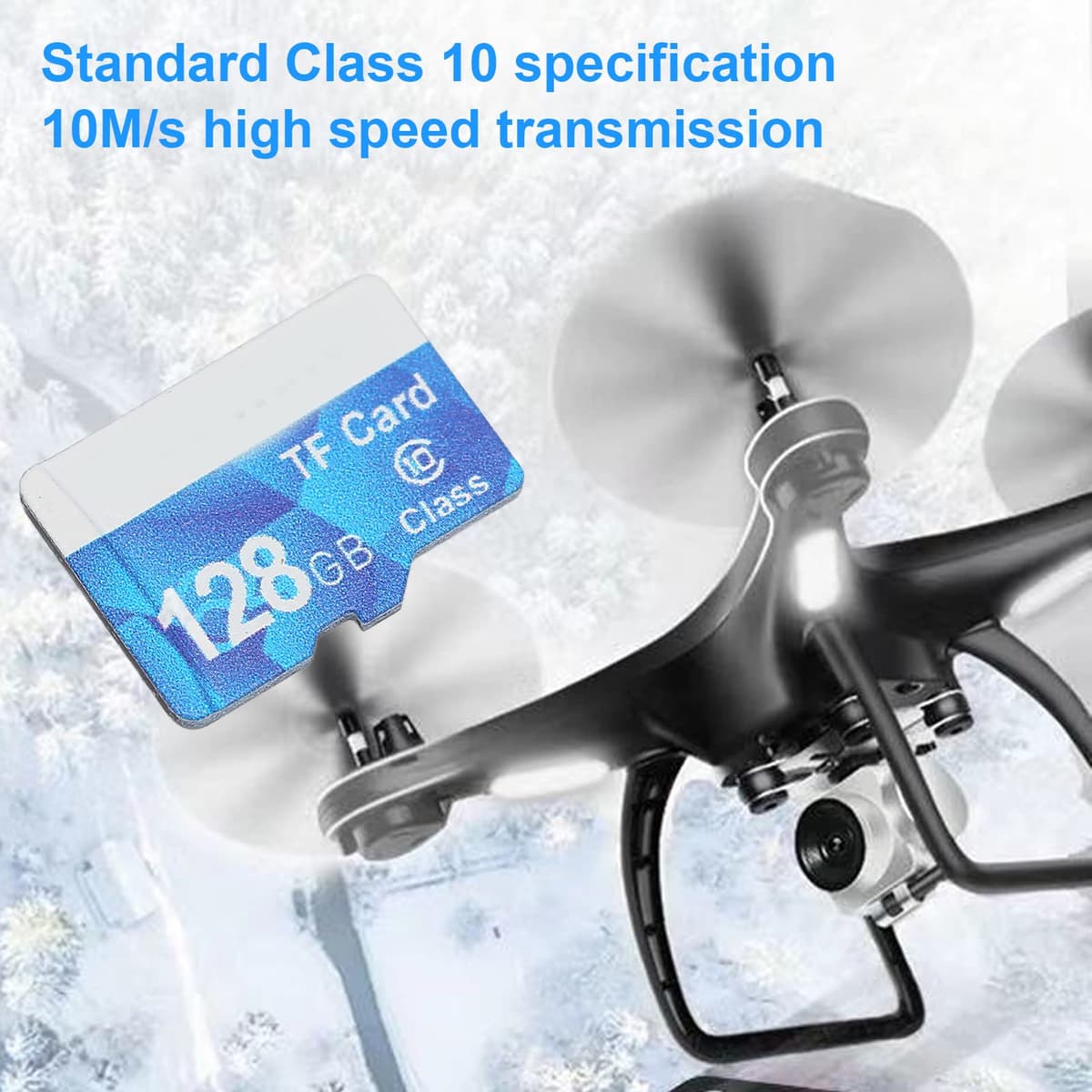 Annadue 32GB/64GB/128GB Micro Memory Card High Speed Class 10 TF Card, 10M/s, for Digital Cameras, Mobile Phones, GPS, MP3 Players, PDAS, Tablets, etc (128GB) — view 2