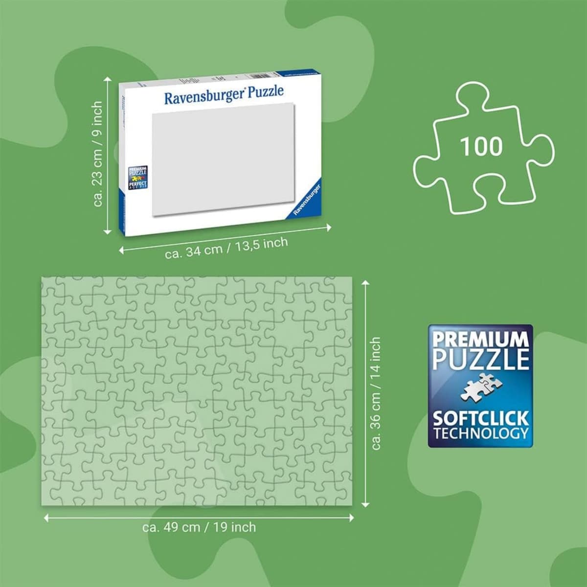 Ravensburger - Puzzles XXL Minecraft | Puzzle 6 Años O Más | Regalo Niño 6 Años O Más De 100 Piezas | Rompecabezas Niños De 36 X 49 Cm Puzzle — view 4