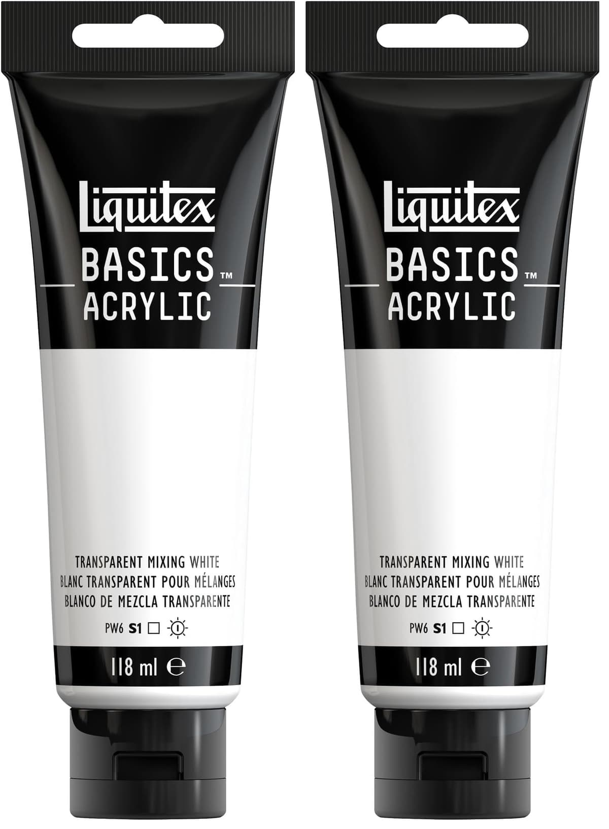 LIQUITEX Basics Acrylic Paint, Mars Black, 118 ml Tube — view 144