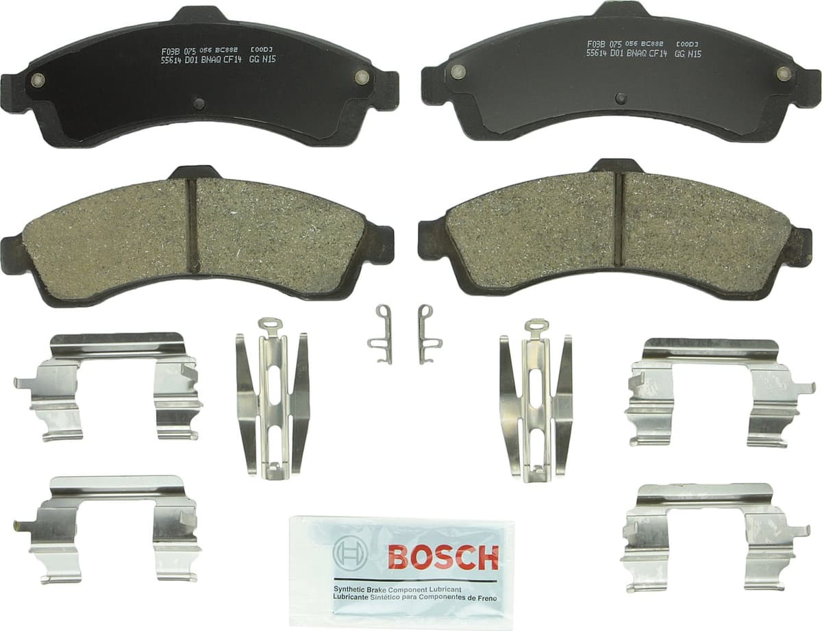 Bosch BC914 QuietCast Premium Ceramic Disc Brake Pad Set For: Acura ILX; Honda Accord, Civic, CR-V, Element, Fit, Front — view 310