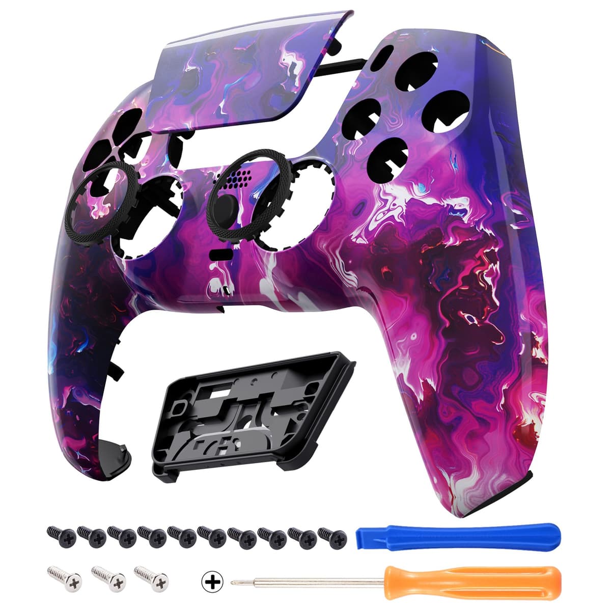 eXtremeRate Luna Rediseñado Carcasa Frontal con Panel Táctil Compatible con ps5 BDM-010 BDM-020 BDM-030 BDM-040 Carcasa Delantera Placa Frontal Funda Portectora Compatible con ps5(Efectivo de $100) — view 31