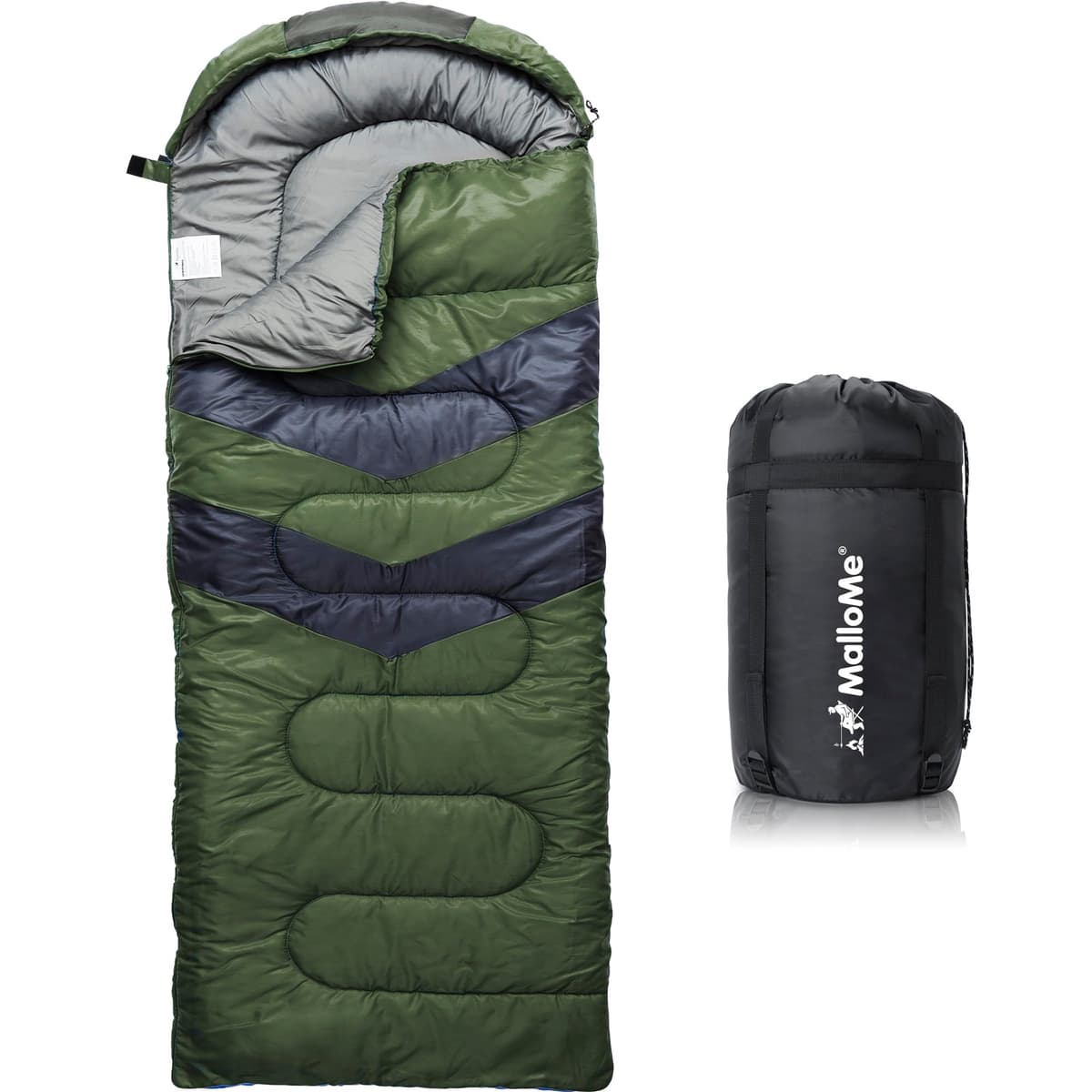 MalloMe – Saco de Dormir para Adulto, niño, Invierno, Verano, Primavera, otoño, plumón para 1 Persona, Impermeable, Bolsas de Dormir y Senderismo – Bolsa de Dormir Ultraligera, compacta para Dormir — view 25