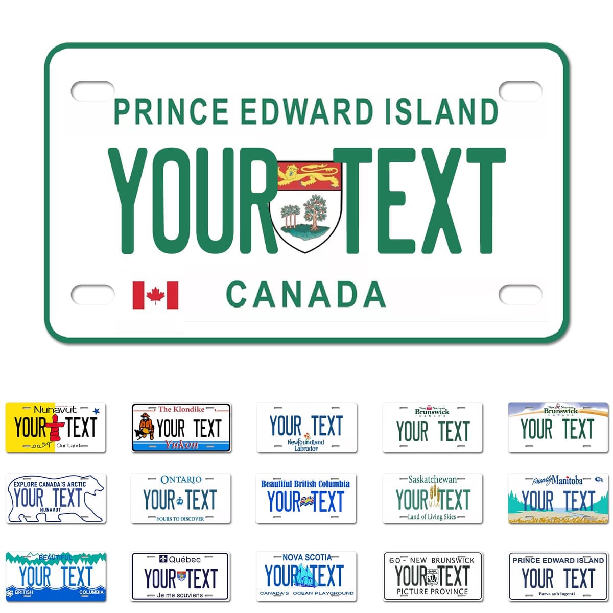 Alberta License Plate, 6"×12" Custom License Plate — view 29