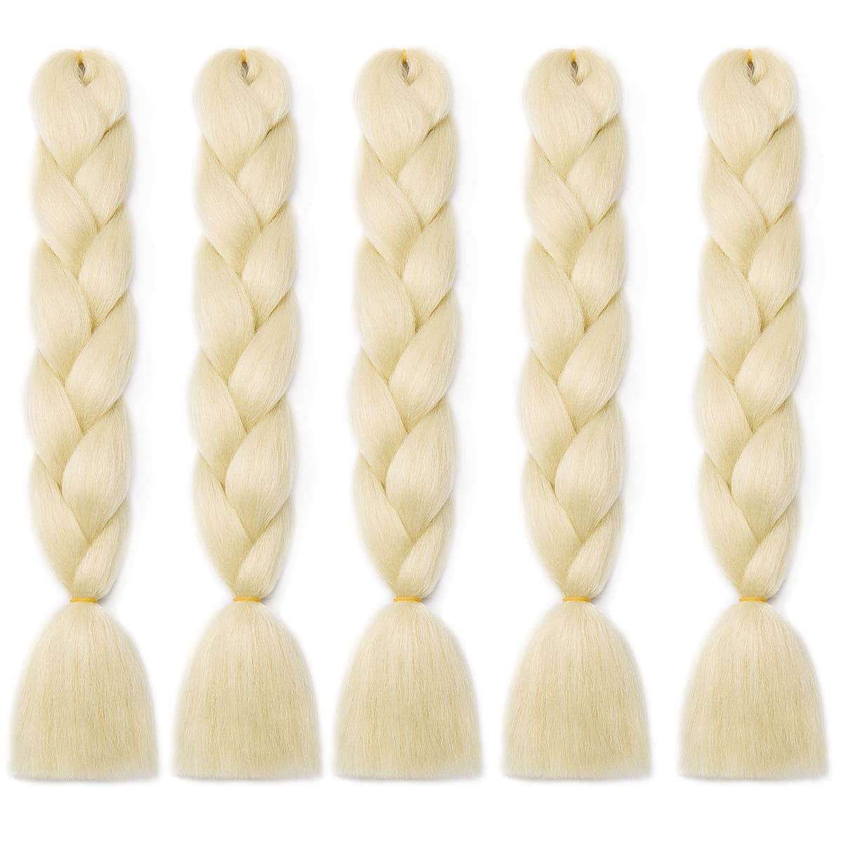 24" Braiding Hair Extension Jumbo Braids Synthetic 3bundles/pack Crochet Hair Afro Box Braid Heat Resistent (Dark Purple) — view 137