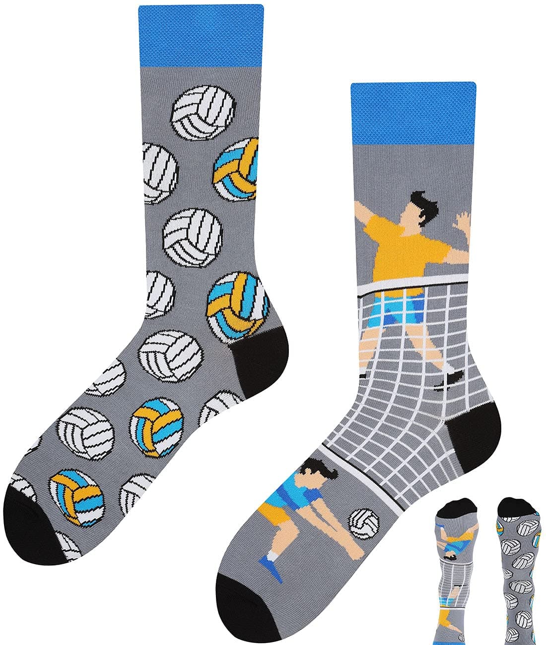 Todo Calcetines Divertidos Hombre y Mujer, Calcetines Fantasia con Motivo, de Colores — view 27