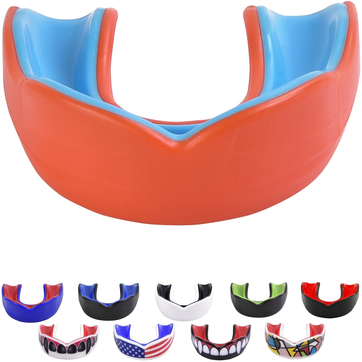 Oral Mart Vampiro colmillo Protector bucal con Estuche ventilado para Karate, Boxeo, Combate, Taekwondo — view 8