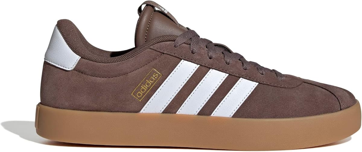 adidas Men's Zapatilla VL Court 3.0 42 EU Earth Strata Cloud White Gold Metallic