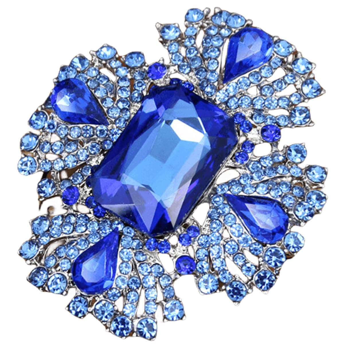 FAIRYGATE Anti Exposure Fixed Brooches Women Unisex Vintage Rhinestone Office Party Brooch Pins Lapel Pin Dress Suit Accessories Boutonniere — view 53
