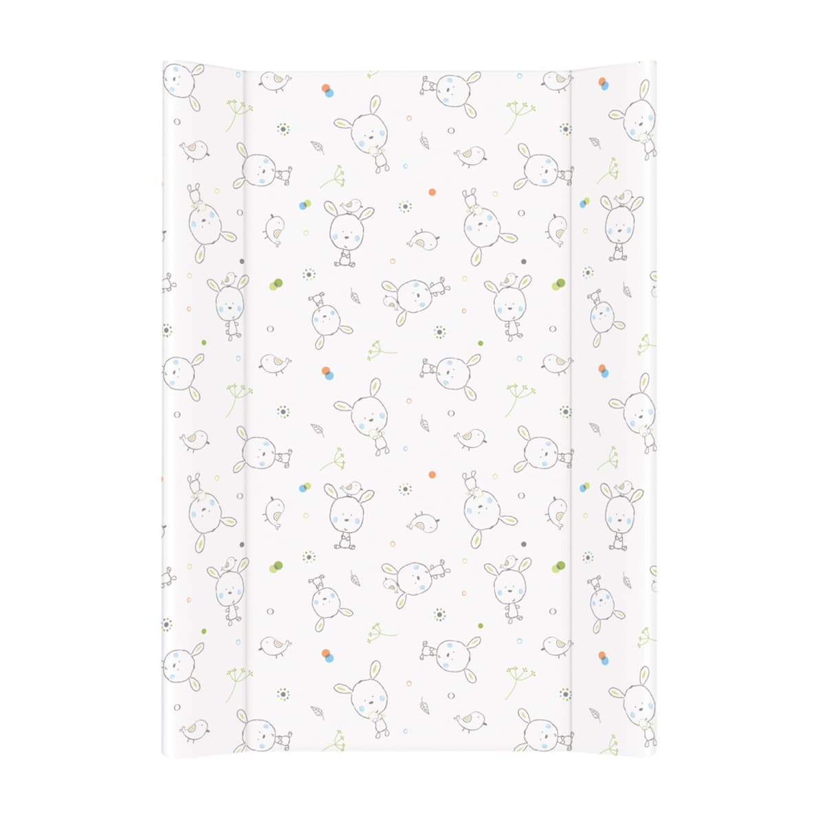Soft Base Newborn Baby Changing Unit Mat with Raised Edges 50x70 cm (Raccoon) — view 12