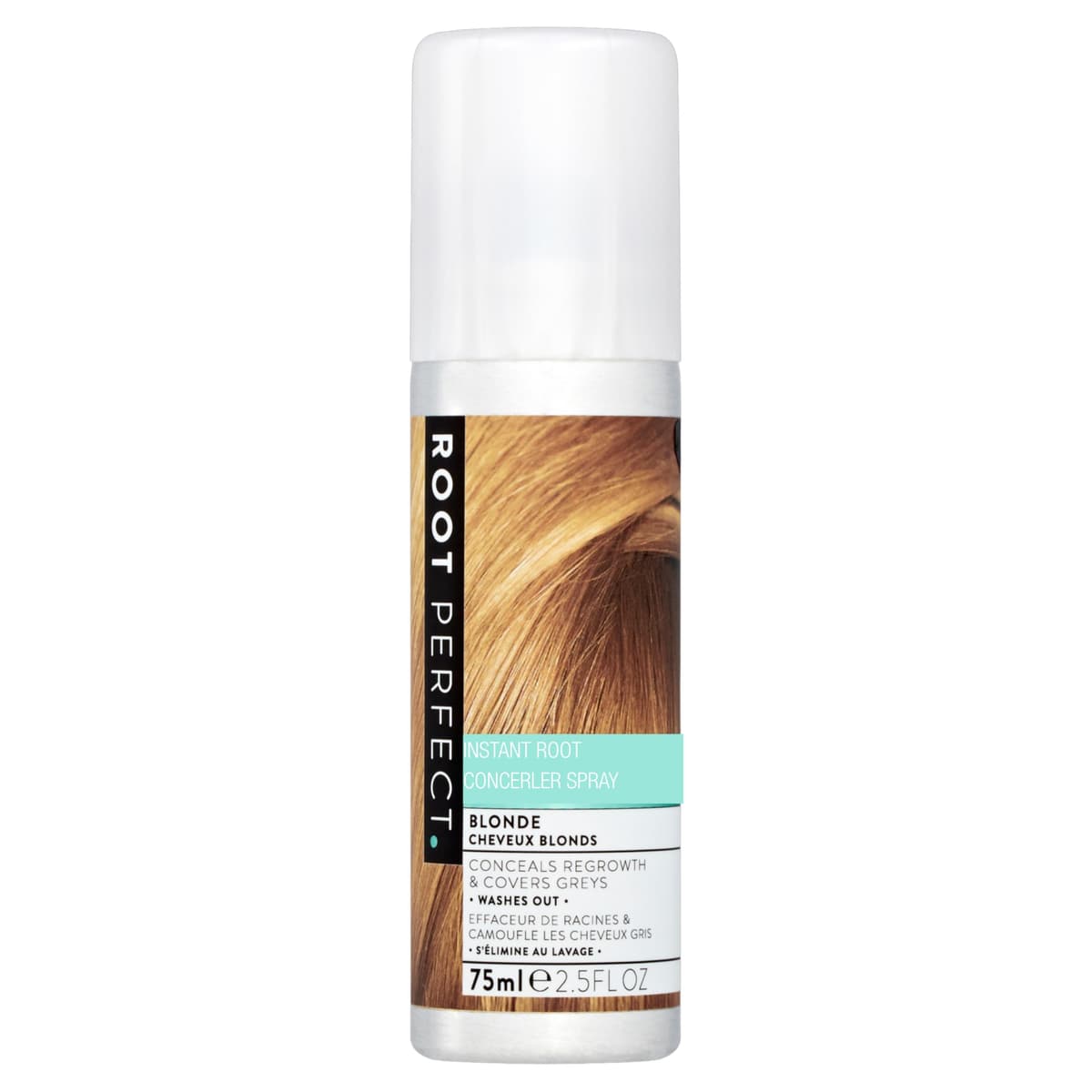 ROOT PERFECT Dark Brown Root Concealer Spray: Instant Gray Coverage, Temporary Hair Color Touch Up, Quick Salon Quality Dye for Women, 75ml — view 15