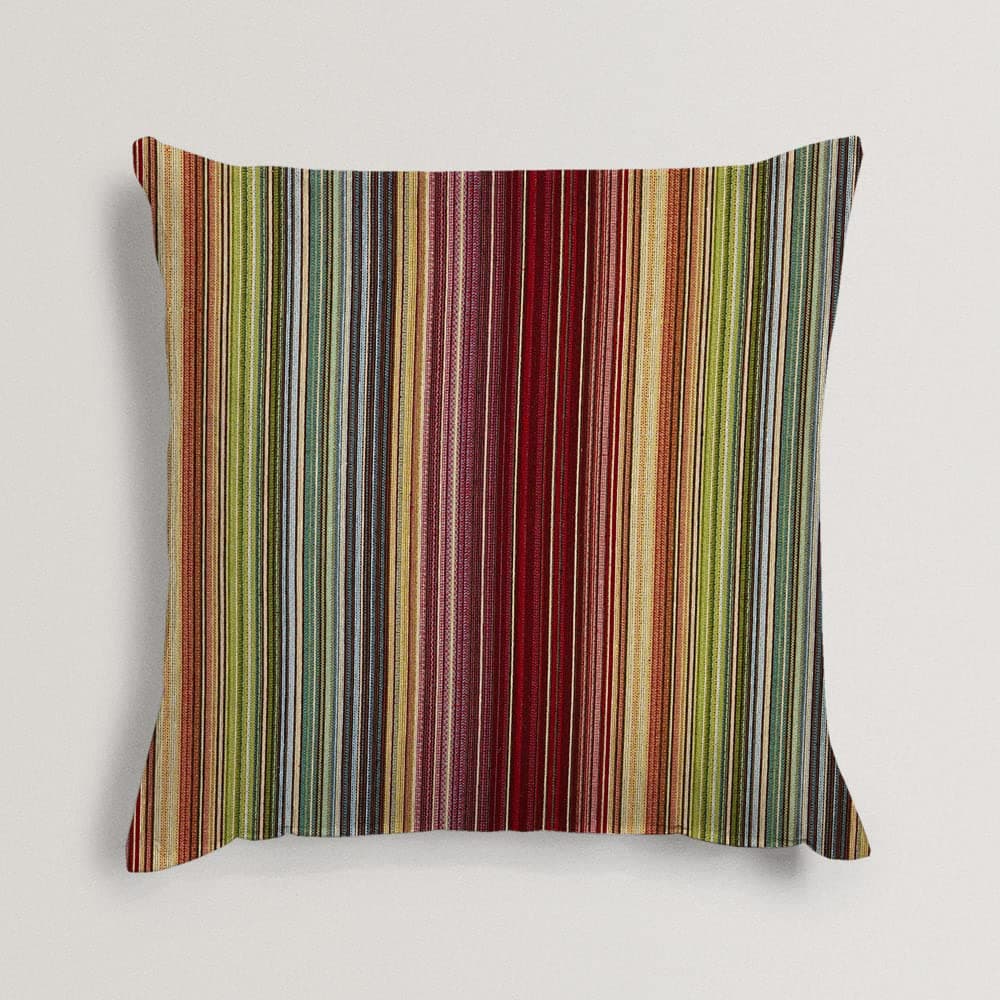 Kt KILOtela - Tela Tapicería, Jacquard Gobelino, Tapizar Sillas, Cojines, Cabecero, Sofá, Resistente al Desgaste, 100 cm Largo x 280 cm Ancho, Rayas, Multicolor ─ 1 metro — view 4