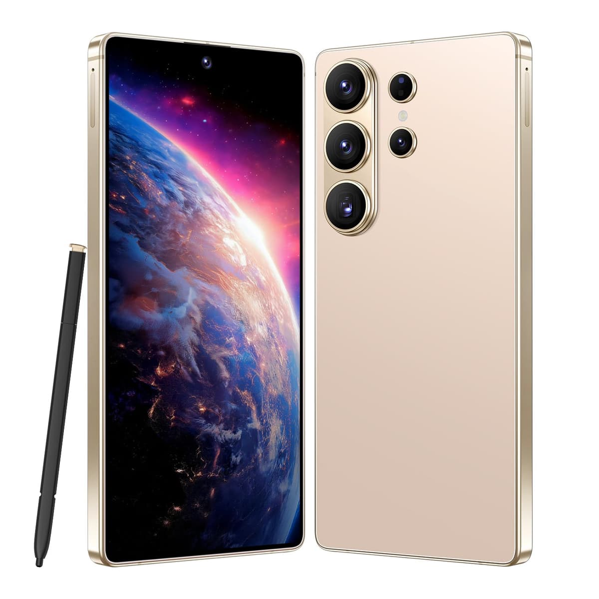 I26 Ultra Unlocked Smartphone,6.99" HD+ Display,Built in Pen,16+512GB Unlocked Phone,Snapdragon 8 Gen4,7000mAh Dual Speakers 5G/Face ID/Fingerprint Lock/Dual SIM/GPS(Gray) — view 8