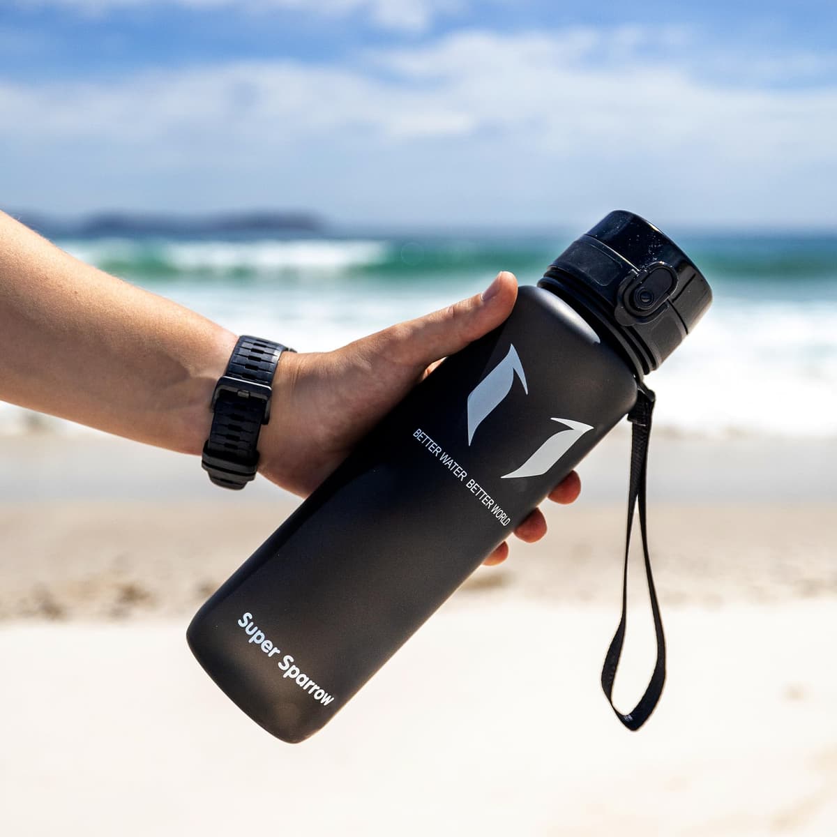 Super Sparrow Botella de Agua Deportiva -350ml & 500ml & 750ml & 1000ml - Sin BPA — view 5