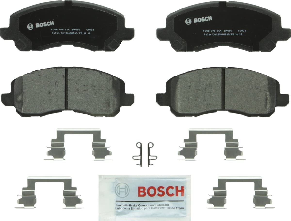 Bosch BC914 QuietCast Premium Ceramic Disc Brake Pad Set For: Acura ILX; Honda Accord, Civic, CR-V, Element, Fit, Front — view 306