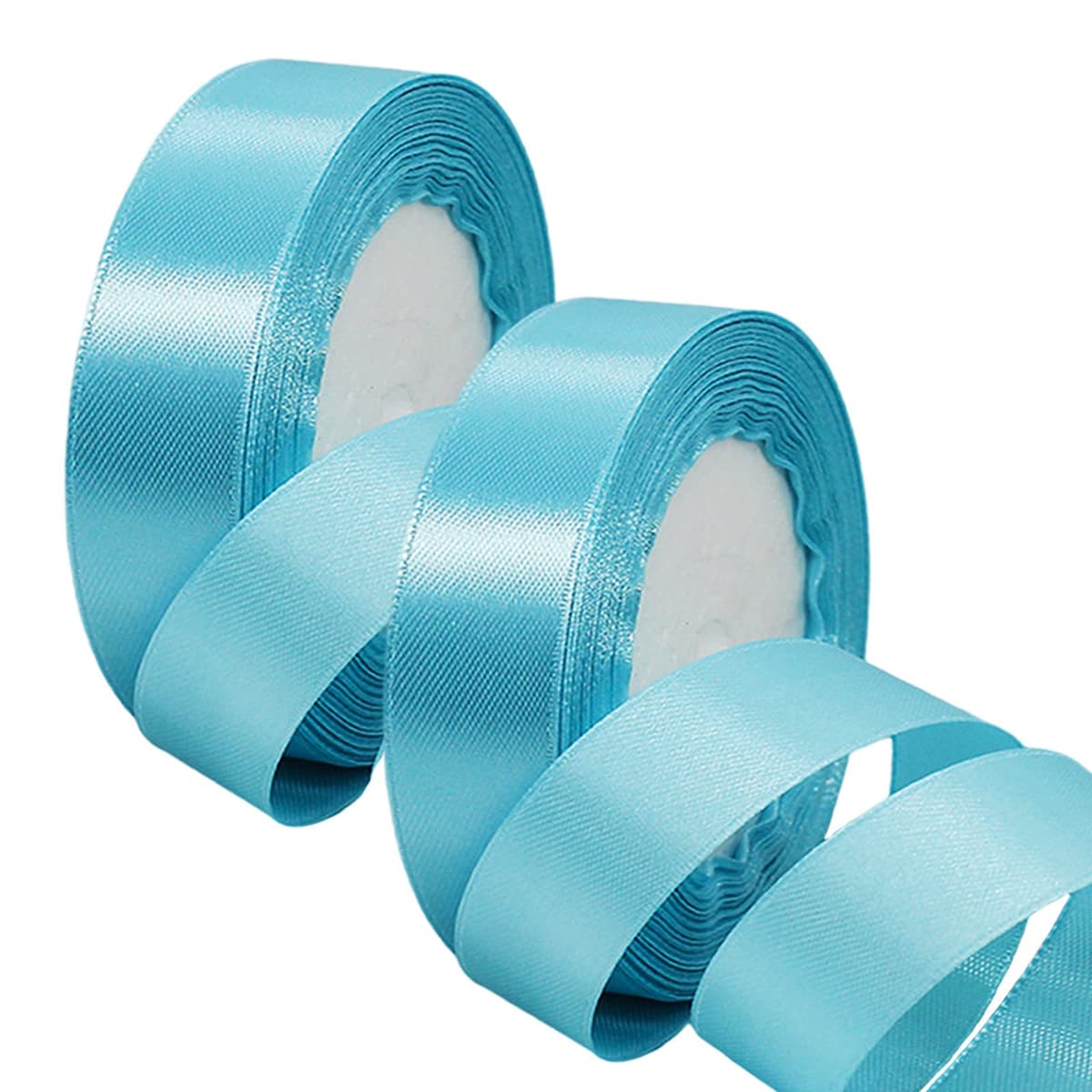 40mm Wide White Ribbon Thick Wedding Car Ribbon 22m, 1.5 inch Thick White Satin Ribbon for Gift Wrapping Wedding Car Christmas Birthday Cake Hair Bow Florist Bouquet Crafts Decorations — view 115