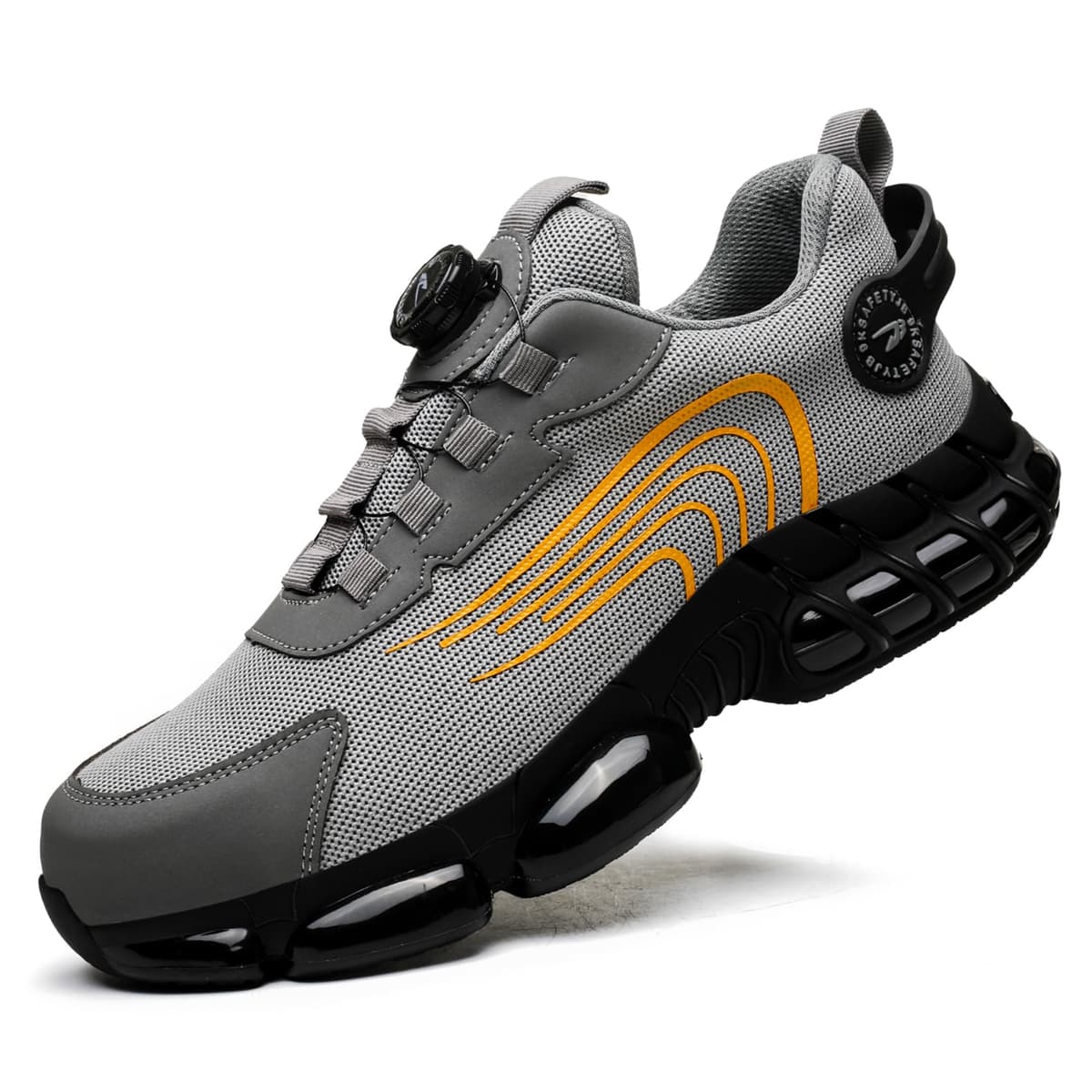 Zapatos de Seguridad para Hombre Mujer Zapatillas Ligeros Calzado Trabajo Comodo Antideslizante con Puntera de Acero 36-46 EU — view 5