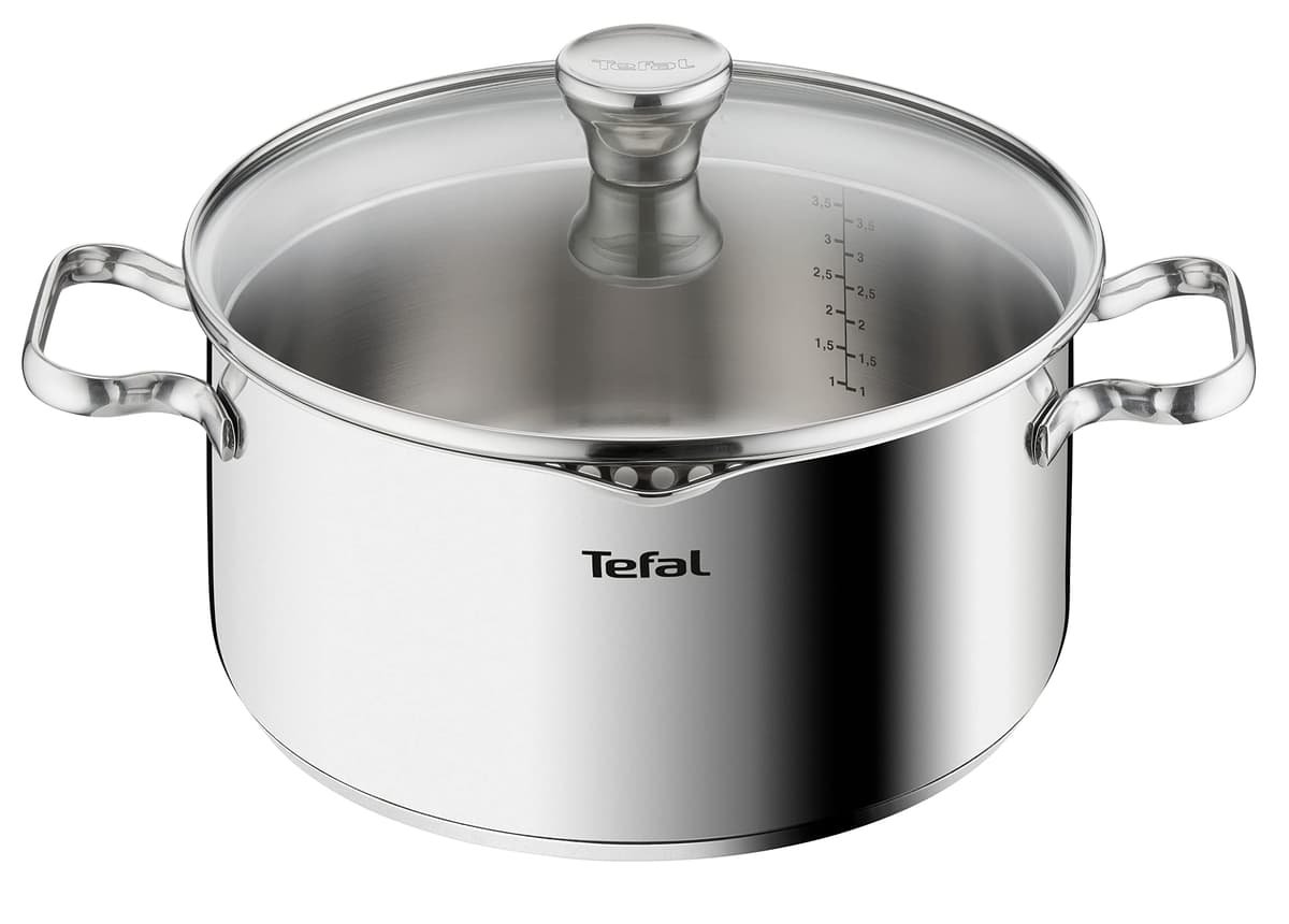 Tefal Duetto - Cacerola de 20 cm, Apto inducción, Thermo-Fusion, apto lavavajillas y horno, marcas de medición, acero inoxidable — view 10