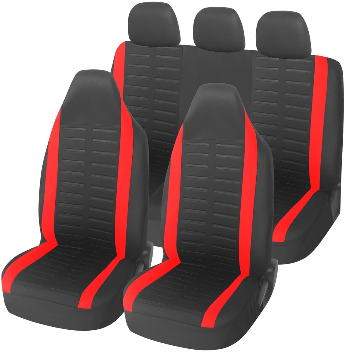 Upgrade4cars Fundas Asientos Delanteros Coche Universales Negro | Cubre Universal | Protector de Asiento Delantero para Conductor y Copiloto | Accesorios Interior Decoracion — view 11