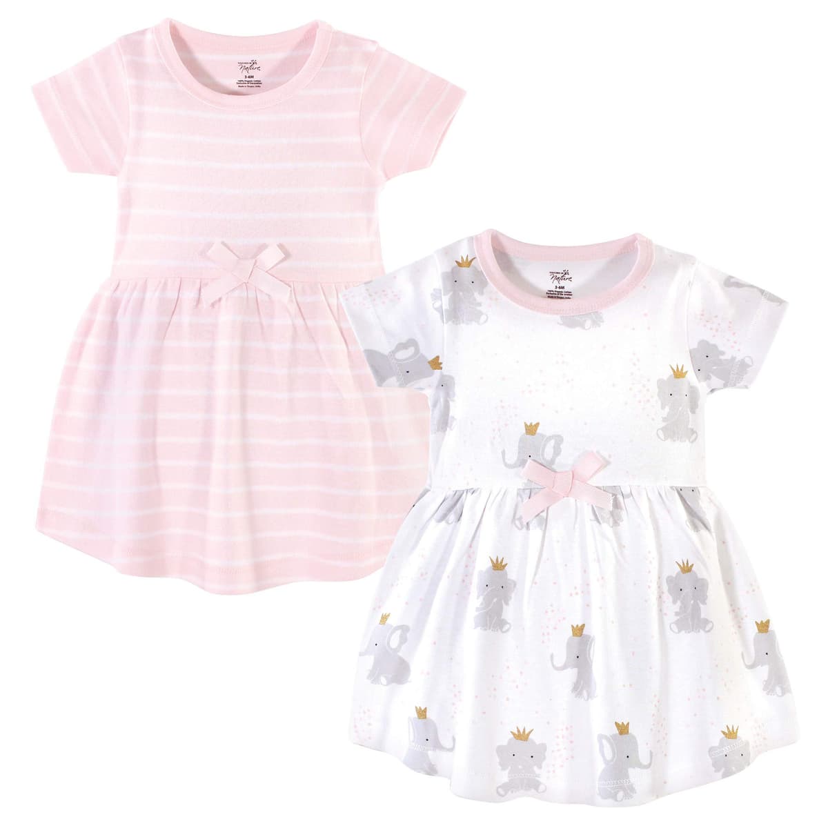Hudson Baby Baby Girls' Cotton Dresses, Lemons, 9-12 Months — view 8