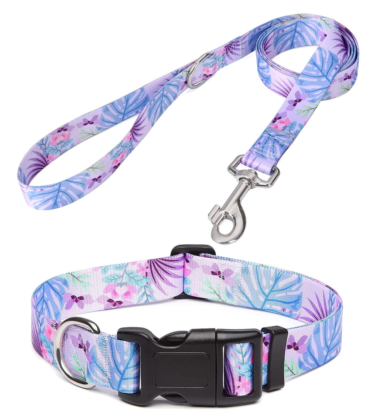 Mihqy Dog Collar for Small Dogs, Cute Small Medium Large Dog Pet Collar, with Floral Patterns, Soft Adjustable for Boy Girl Female Male Puppy Dog Collar(Floral Pink,S) — view 50