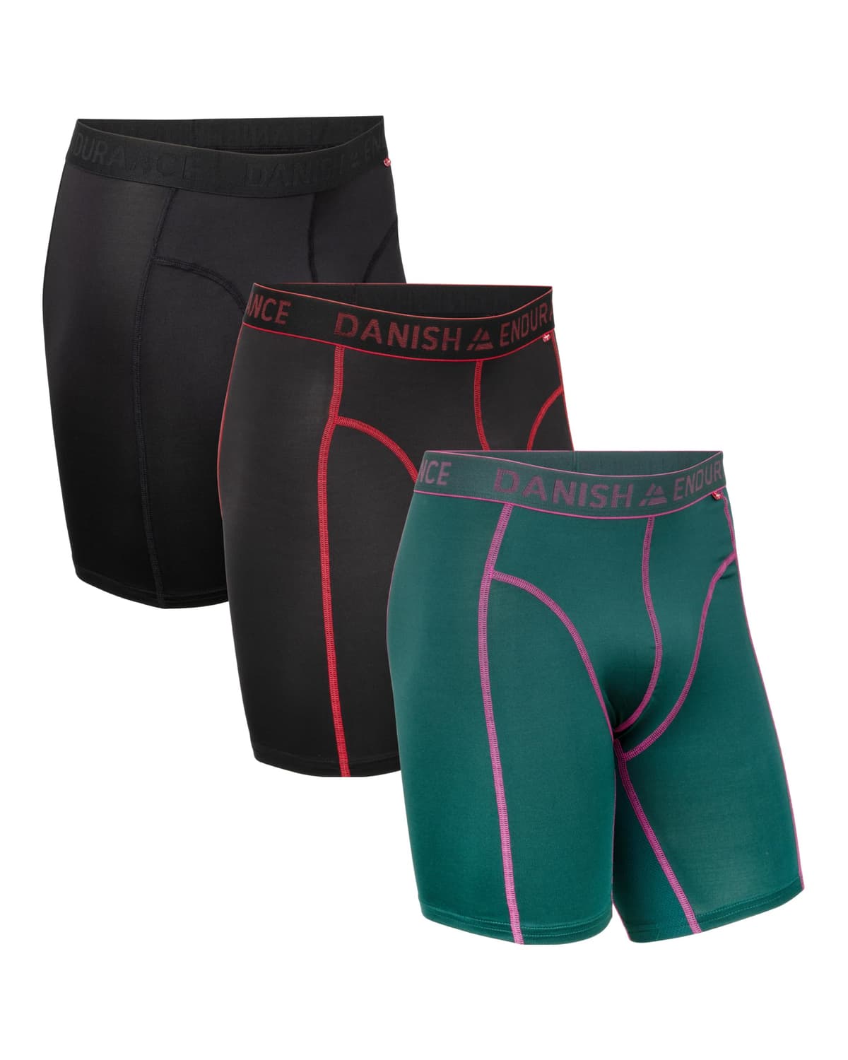 Danish Endurance Men's Sports Trunks 3-Pack Extra Long Ropa Interior de Hombres Hombre (Pack de 3) — view 10