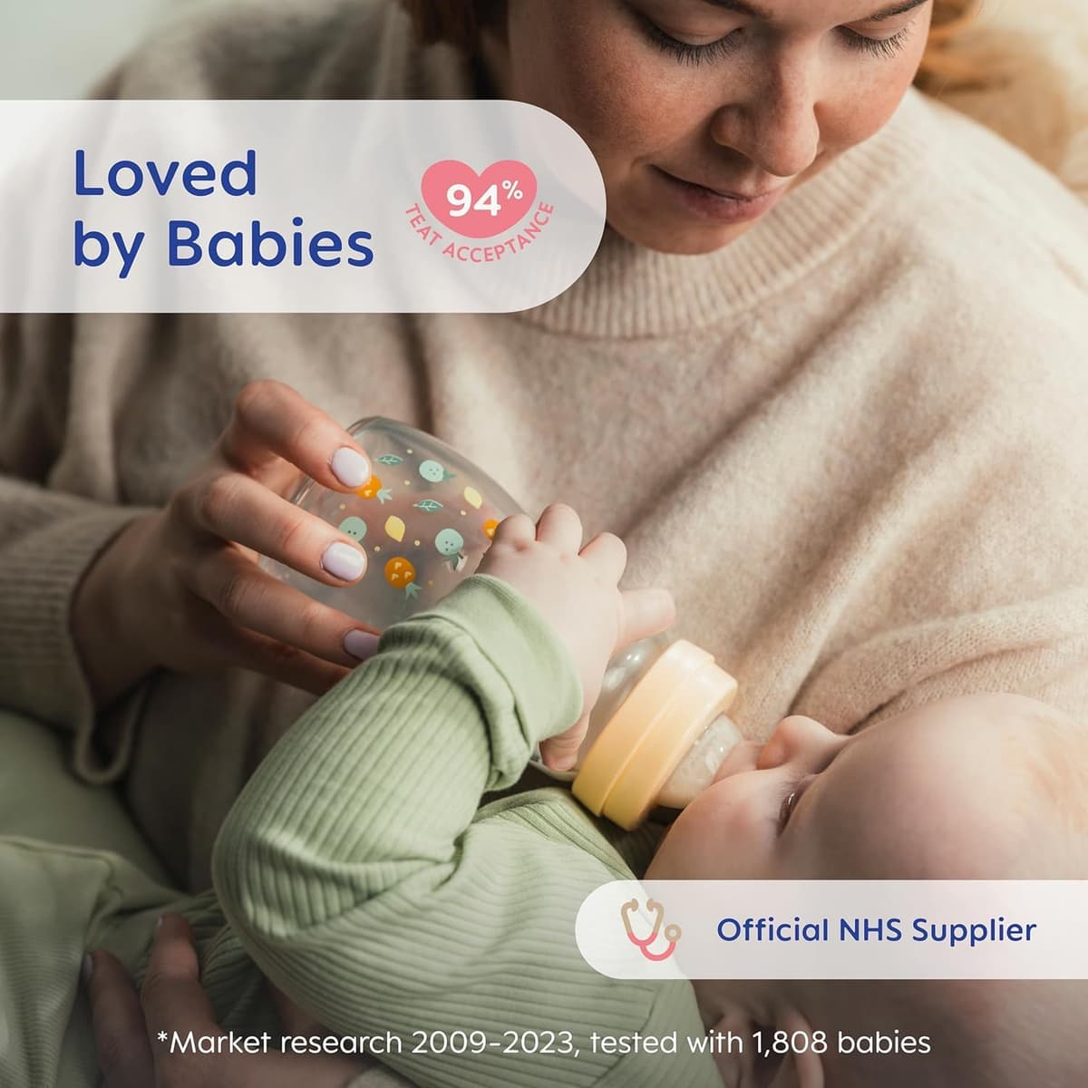 MAM Teats Size 3 | 2 Pack | Fast Flow | Suitable from 4+ Months | Fits All MAM Bottles | Made from SkinSoft Silicone | Baby Accessories — view 3