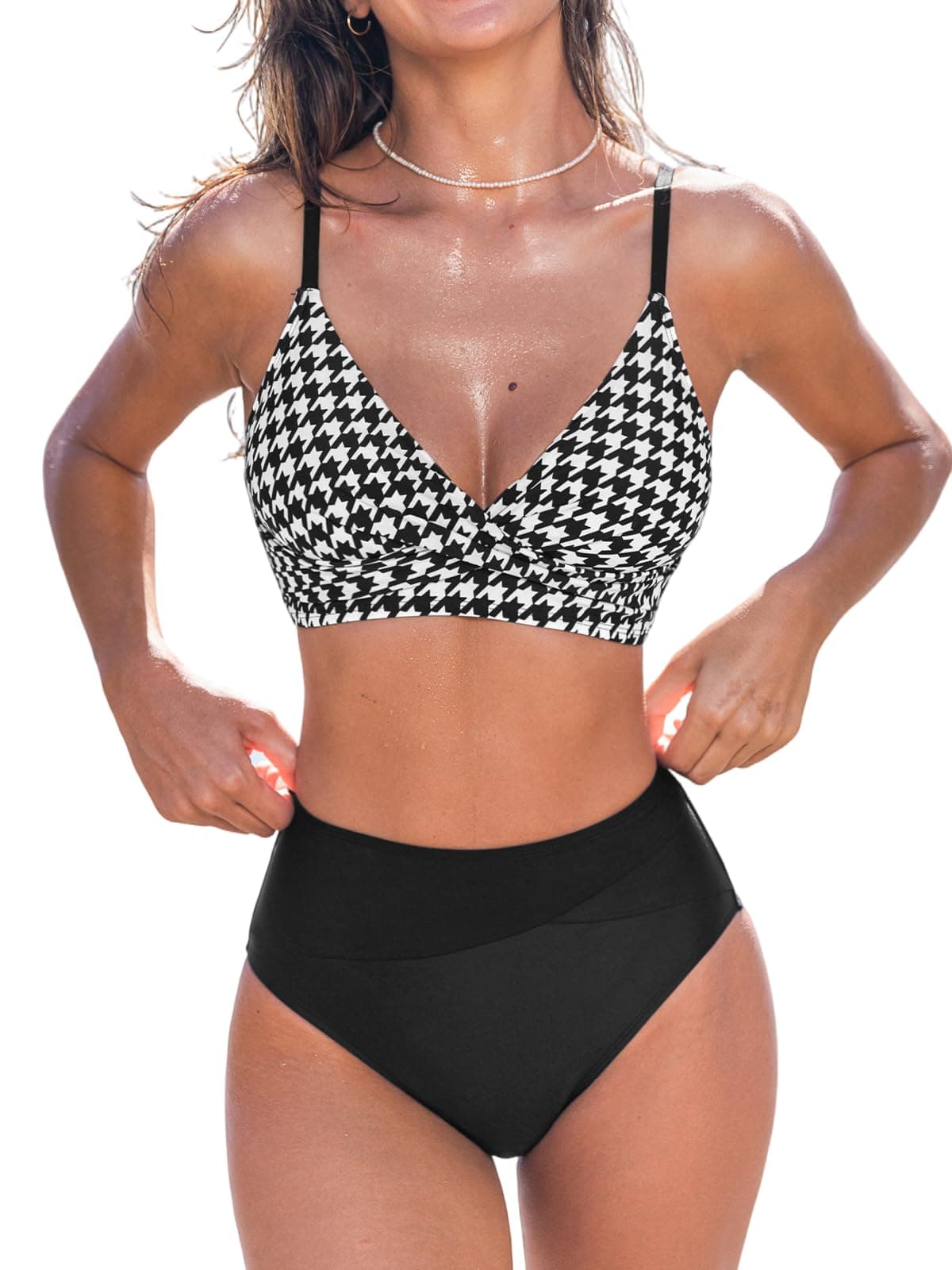 CUPSHE Mujer Traje De Baño Push up Sujetador Acolchado Bikini — view 34