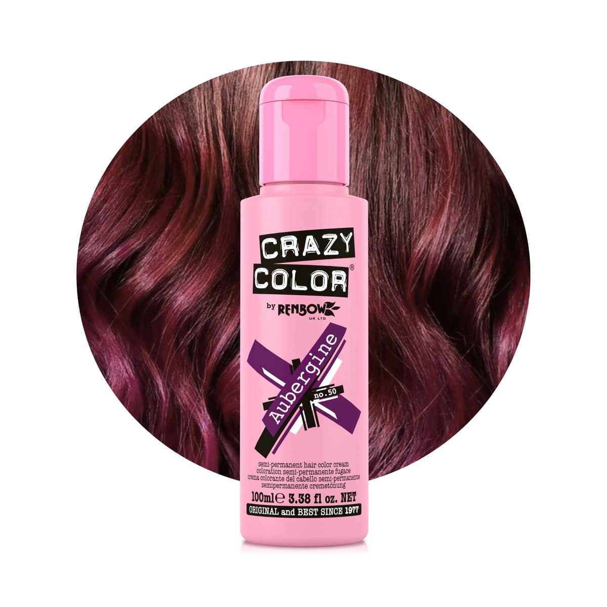 Crazy Color Vibrant Candy Floss Semi-Permanent Hair Dye. Highly Pigmented Pastel Pink Conditioning & Oil Nourishing Vegan Formula | No Bleach or Ammonia | 100ml — view 40